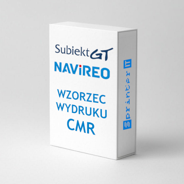 Obrazek Wzorzec wydruku CMR - Subiekt GT, Navireo