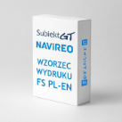 Obrazek Wzorzec wydruku faktury sprzedaży polsko-angielski - Subiekt GT, Navireo