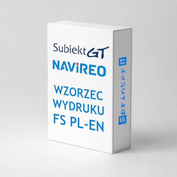 Obrazek Wzorzec wydruku faktury sprzedaży polsko-angielski - Subiekt GT, Navireo