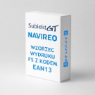 Obrazek Wzorzec wydruku FS z kodem EAN13 towaru - Subiekt GT, Navireo