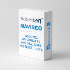 Obrazek Wzorzec wydruku FS z walutą, kursem, nr tabeli i datą - Subiekt GT, Navireo