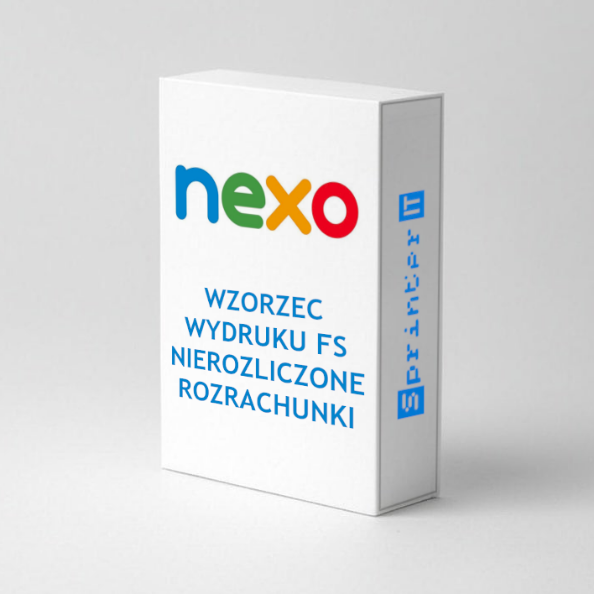 Obrazek Wzorzec wydruku FS z nierozliczonymi rozrachunkami - Subiekt Nexo