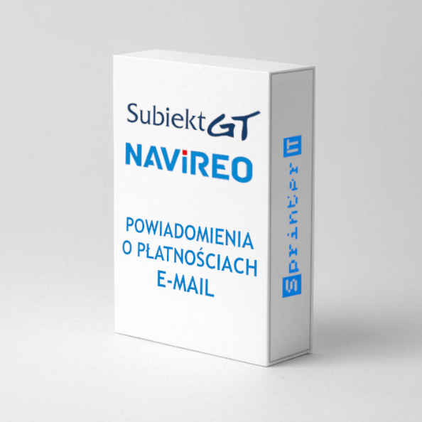 Obrazek Powiadomienia o płatnościach e-mail - Subiekt GT, Navireo