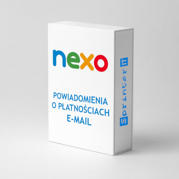 Obrazek Powiadomienia o płatnościach e-mail - Nexo