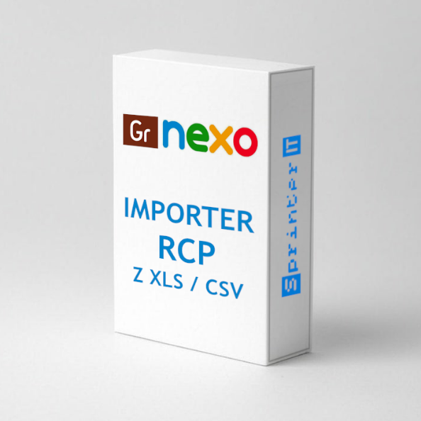 Obrazek Importer RCP z XLS lub CSV - Gratyfikant Nexo